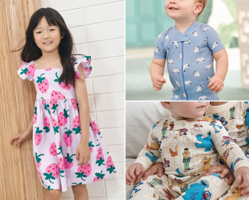 Kids Clothing that has lasted across 4 kids cover photo collage