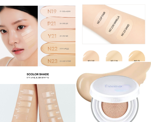 The Korean Cushion That Gives You Glass Skin ✨ cover photo collage