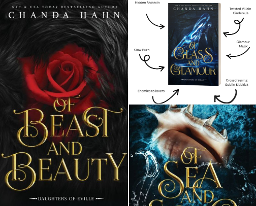 Plot Twists & Page Kisses cover photo collage