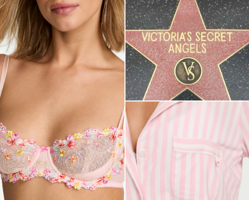 Victoria’s Secret Favorites — Lingerie, Pajamas & Beauty Picks cover photo collage