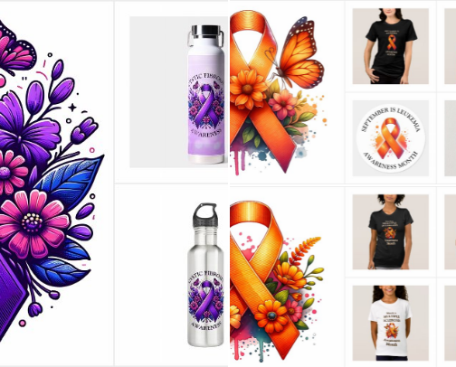 Health Awareness Items for Cystic Fibrosis cover photo collage
