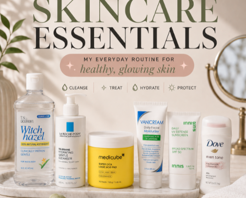 Skincare Essentials You Absolutely Need!🫧 Thank me later cover photo collage