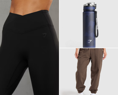 Gym clothes and stuff you need🦾🏋🏻 cover photo collage
