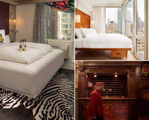 16 NYC Hotels Under $200: Holiday Cheer on a Budget! cover photo collage