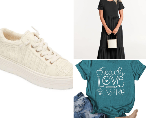 TEACHER CLOSET MUST HAVES cover photo collage