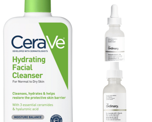 Skincare cover photo collage