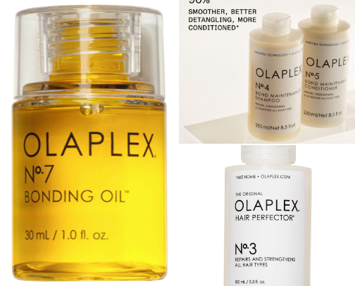What I Use for My Hair Health (Olaplex Routine) cover photo collage