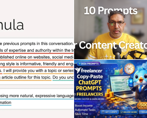 AI Prompt Packs People Are Actually Using to Make Money in 2026 cover photo collage