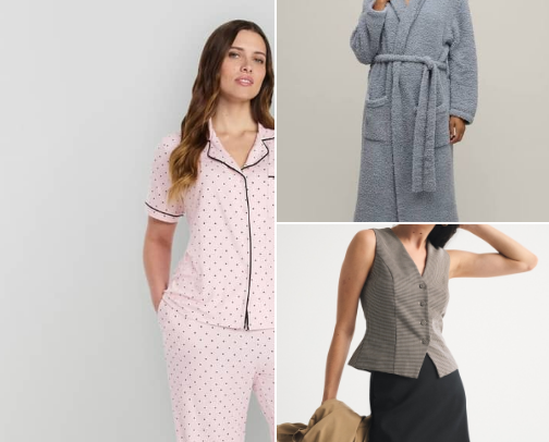 Clothes and pj's and shoes I love. cover photo collage