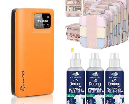 Travel Essentials That Actually                                              Earn Their Spot in My Bag cover photo collage