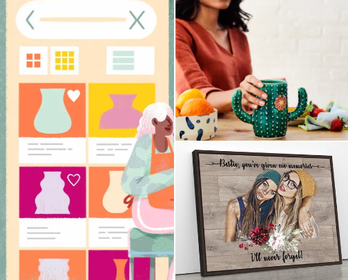 Etsy is a global online marketplace, where people come together to make, sell, buy, and collect unique items. We're also a community pushing for positive change ... cover photo collage
