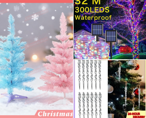 Christmas Decors cover photo collage