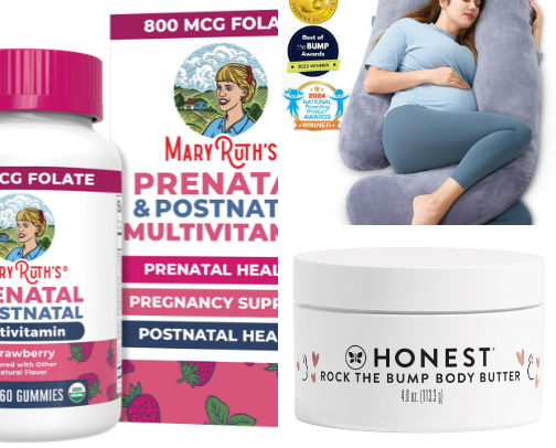 Pregnancy Must-Haves cover photo collage