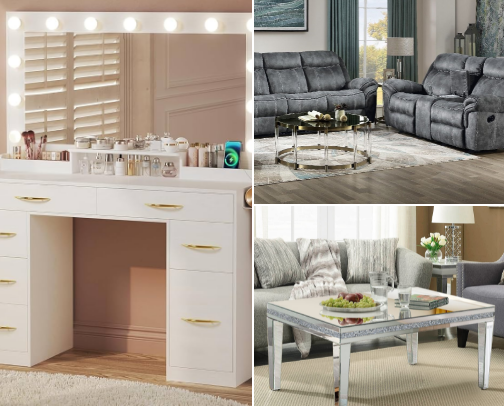 The most attractive and comfortable furniture to accent your favorite spaces in your home or office cover photo collage