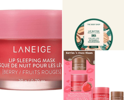 lip care cover photo collage
