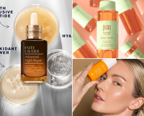 Radiant Skin Care Products ✨ cover photo collage