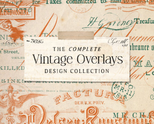 Where to Shop for Digital Vintage Ephemera cover photo collage