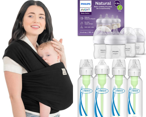Baby essentials cover photo collage