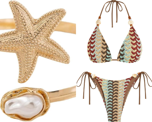 Summmmer Time - Beaches, Boats, Bikinis, Body cover photo collage