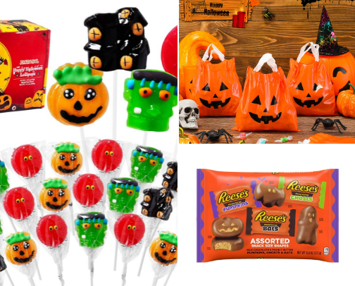 Tricks, Treats & Spooky Finds 🍬✨ cover photo collage