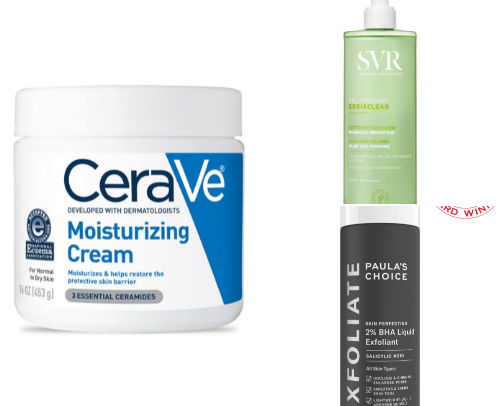 My Skincare Routine for Oily, Sensitive & Acne-Prone Skin cover photo collage