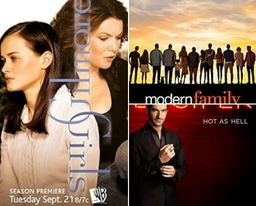 Favorite TV shows cover photo collage