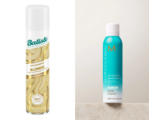 Dry shampoo for blondes cover photo collage