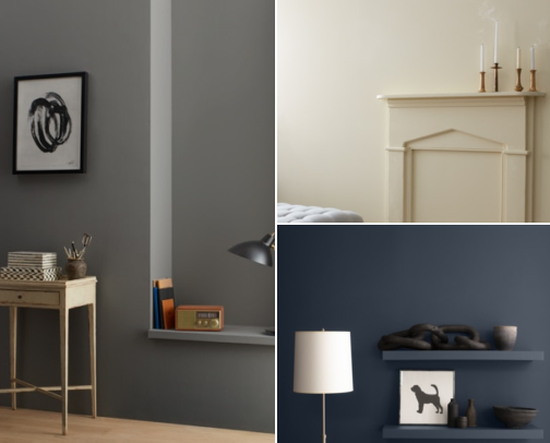 Luxury Paint Colors | Benjamin Moore Designer-Inspired Neutrals cover photo collage