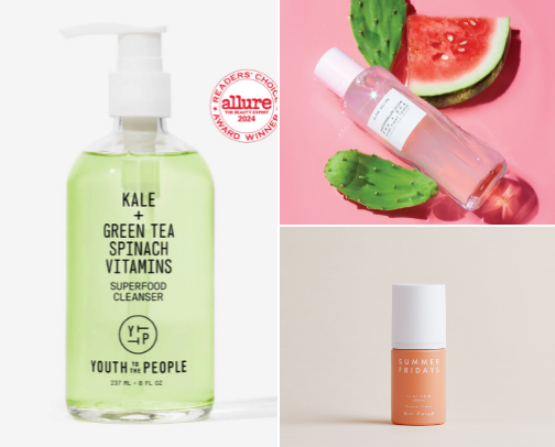 Busy Moms’ Guide to a Fast, Glowy Morning Routine cover photo collage