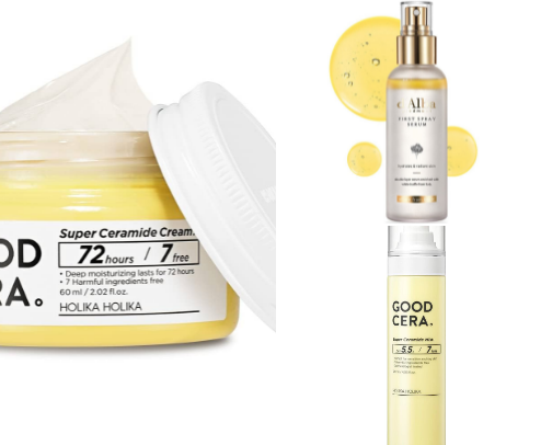 Skincare for Dehydrated, Sensitive Skin cover photo collage