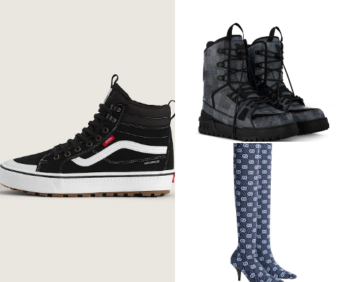 Must have winter shoes cover photo collage