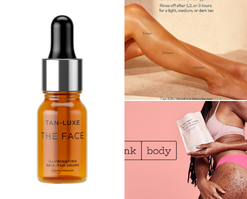 Essentials for That Effortless Golden Tan cover photo collage