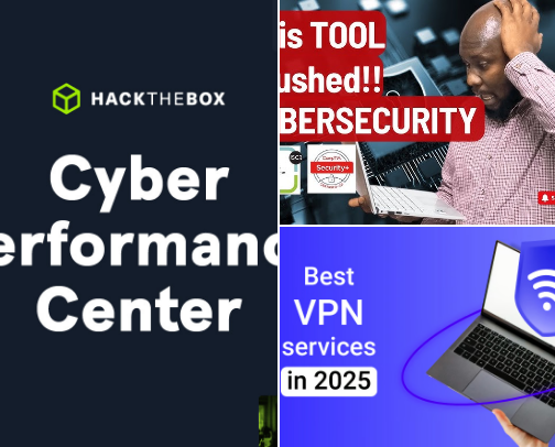 Cybersecurity & Hacking cover photo collage