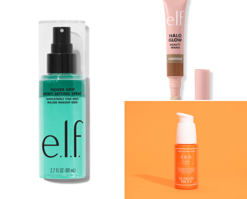 Skin care cover photo collage