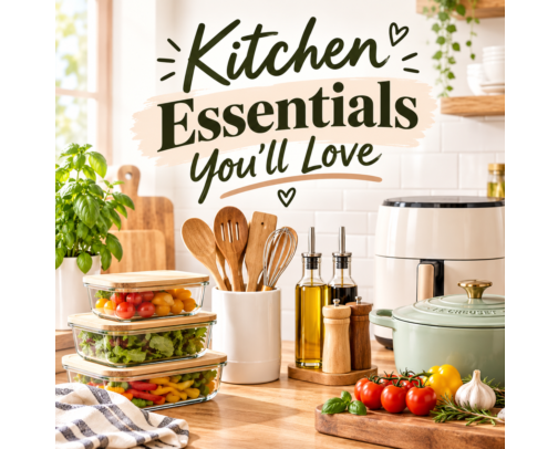 Kitchen Essentials You'll Love cover photo collage