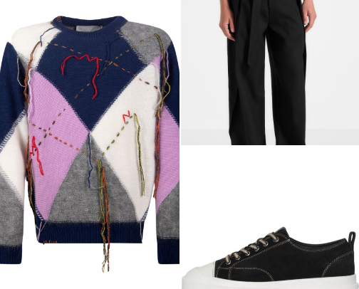 round-neck sweater outfit inspo cover photo collage