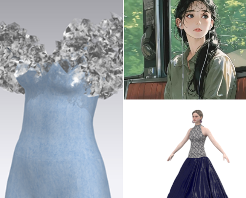 Fashion designer cover photo collage