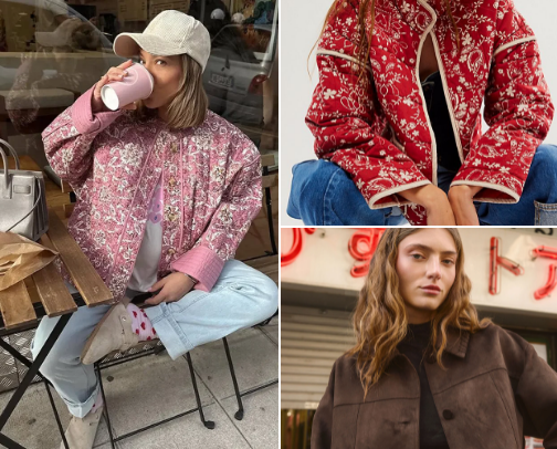 Cute jackets for spring cover photo collage