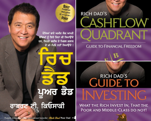 COMPLETE RICH DAD LIBRARY cover photo collage