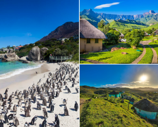 Explore South Africa cover photo collage