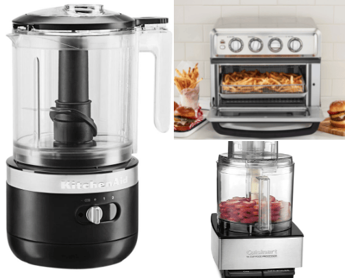 Kitchen gadgets cover photo collage