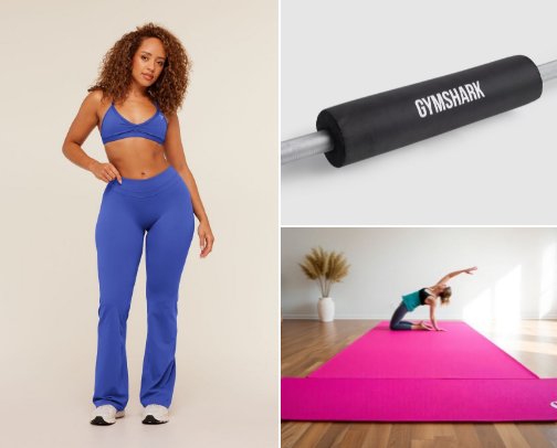 Gym girly finds cover photo collage