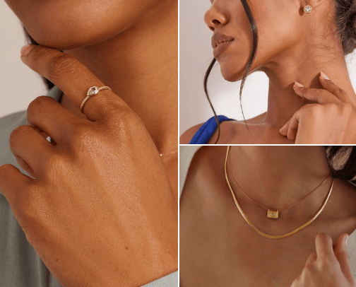 Jewelry cover photo collage