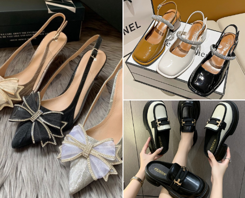 My favorite women's footwear cover photo collage