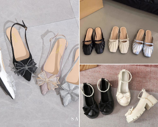 My favorite women's footwear cover photo collage