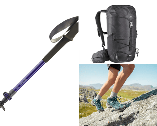 Essentials for hiking 👩🏽‍🦯 cover photo collage