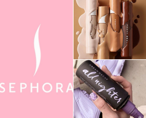 Sephora cover photo collage