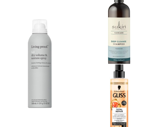 Haircare Holy grails 🧼 cover photo collage