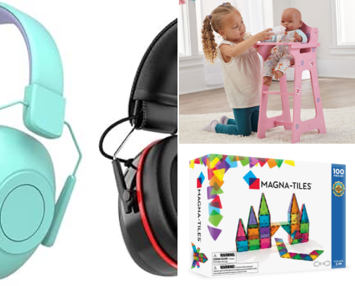 Kids items cover photo collage