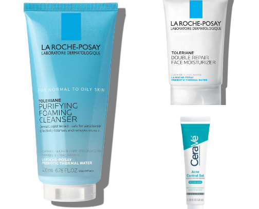 Teenage girl acne essentials 🫶🧖‍♀️ cover photo collage